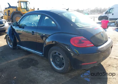2012 Volkswagen Beetle 2.5L из США, поврежденный, VIN 3VWJP7AT7CM605665